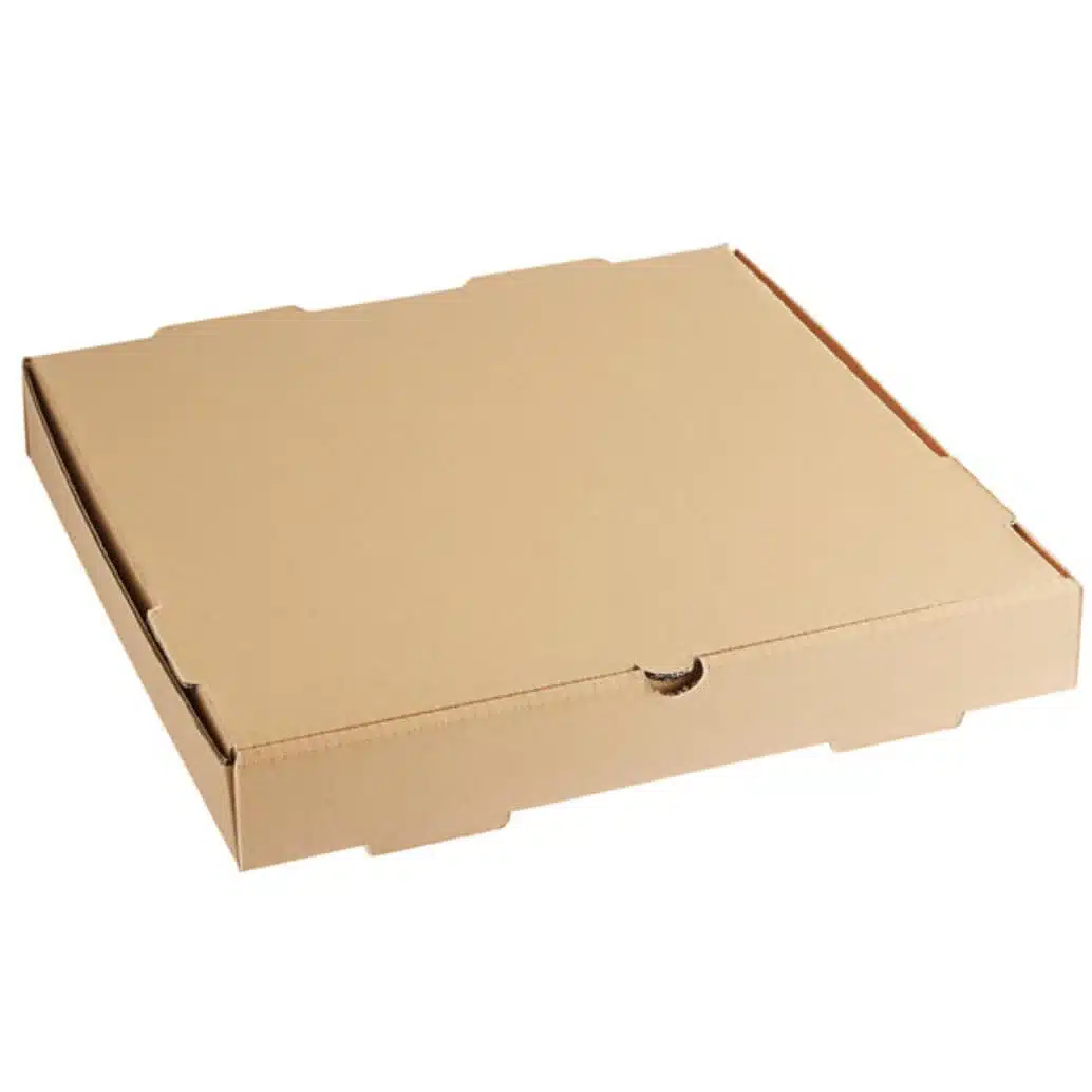 14″ Kraft Pizza Boxes, Plain, 987360