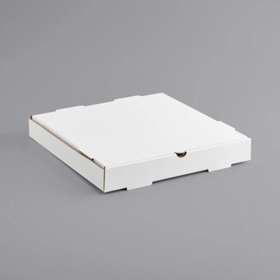 14″ White Pizza Boxes, Plain, 987328