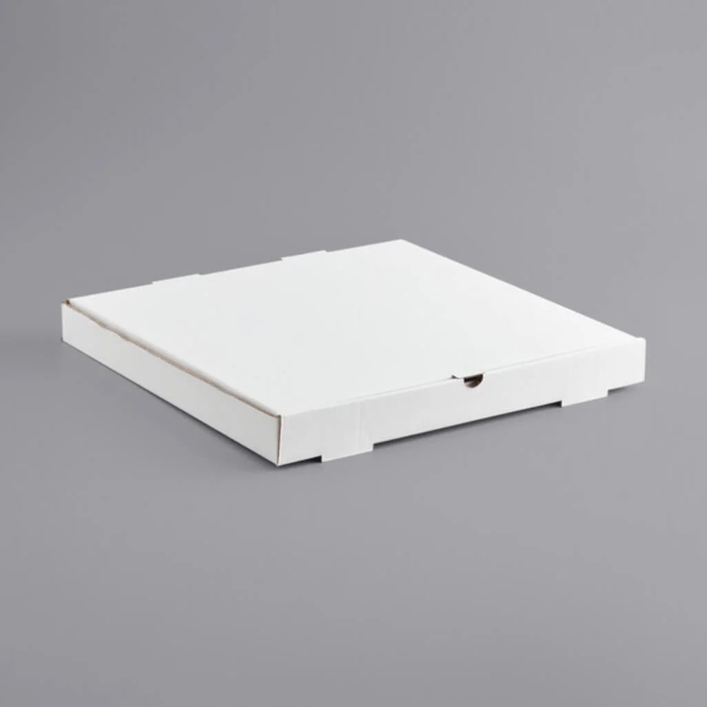 18″ White Pizza Boxes, Plain, 987332