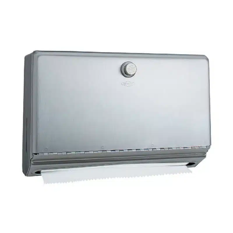 1/2 Size Multi-Fold Towel Dispenser, Stainless Steel, B-2621