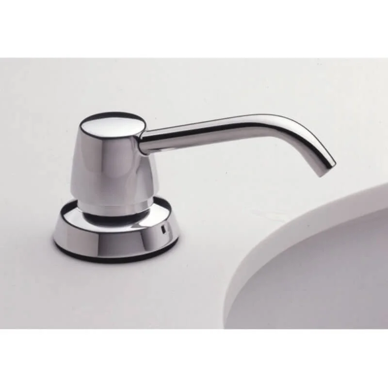 Bobrick Countertop-Mounted Liquid Soap Dispenser, Manual, Stainless Steel, B-822