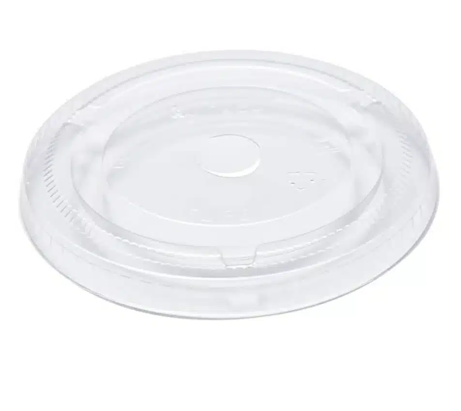 Clear PLA Flat Lids, 9oz, CFL-9