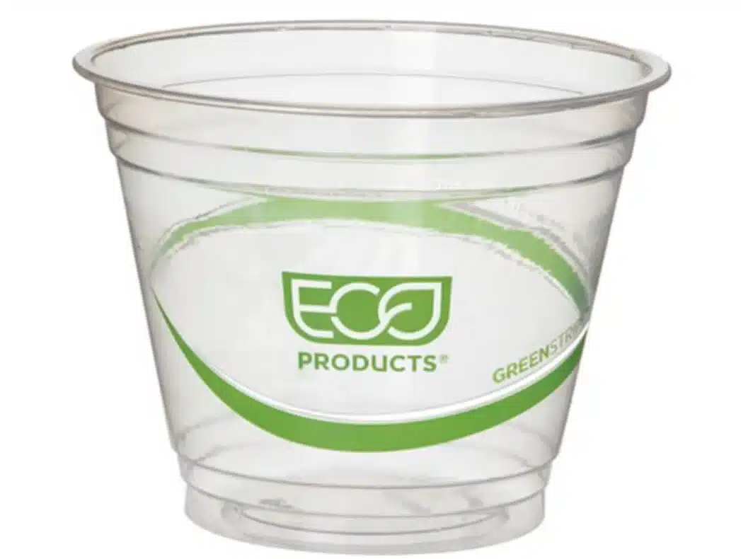 Clear PLA Squat Cold Cups, 9oz, CCP-9-SQ