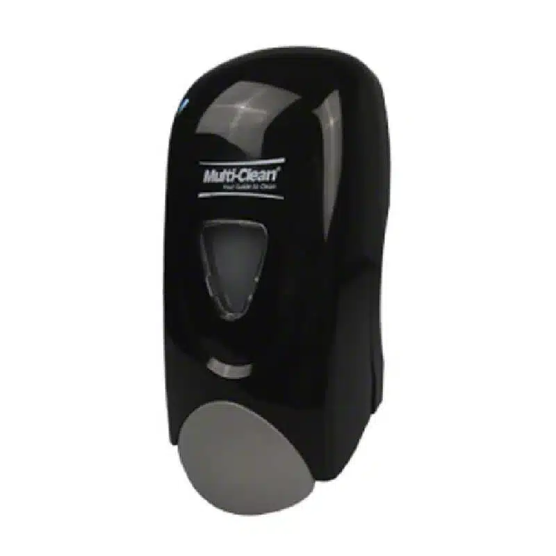 Foaming Hand Soap Dispenser, Manual, Plastic, Black with Fikes Logo, 421915