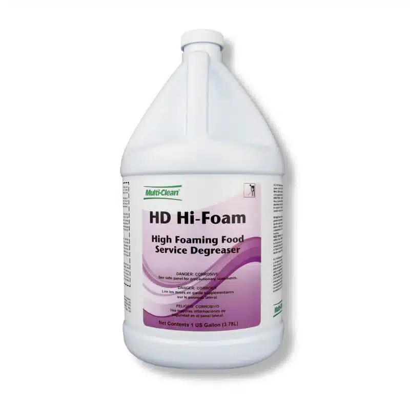 HD Hi-Foam Foaming Food Service Degreaser, Gallon, 910923