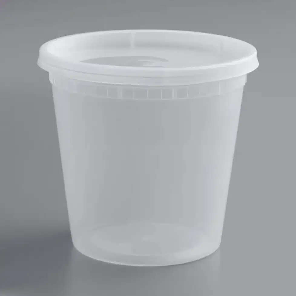 Polypropylene Soup Cups/Lids Combo, 24oz, TY-S24