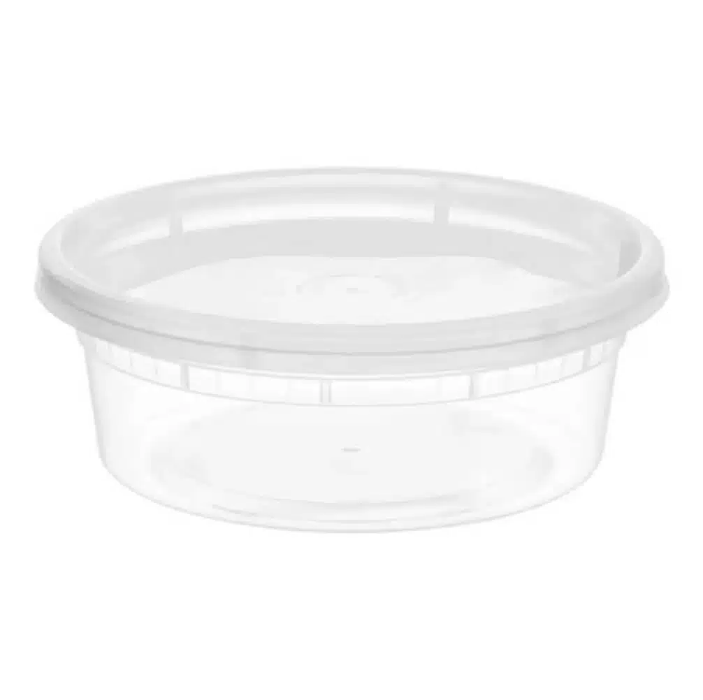 Polypropylene Soup Cups/Lids Combo, 8oz, TY-S8