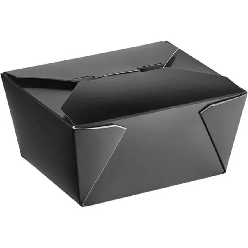 Take-Out Boxes, 26oz, Black, TOBB-1