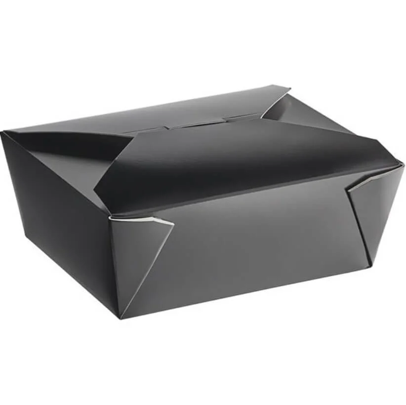 Take-Out Boxes, 48oz, Black, TOBB-8