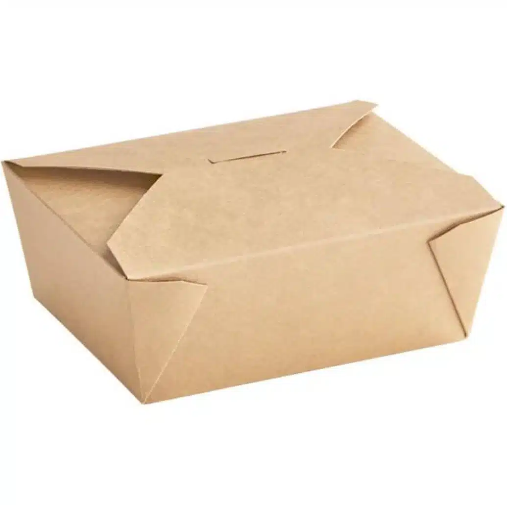 Take-Out Boxes, 48oz, Kraft, TOBK-8