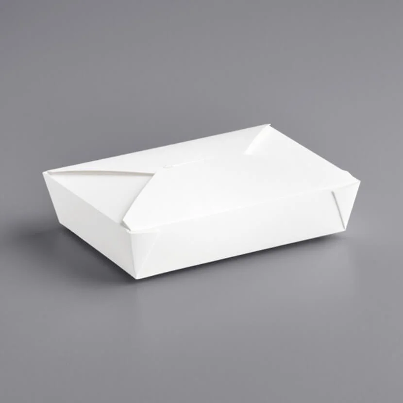 Take-Out Boxes, 54oz, White, TOBW-2