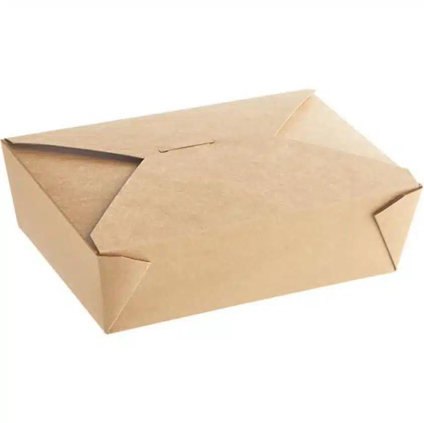 Take-Out Boxes, 66oz, Kraft, TOBK-3