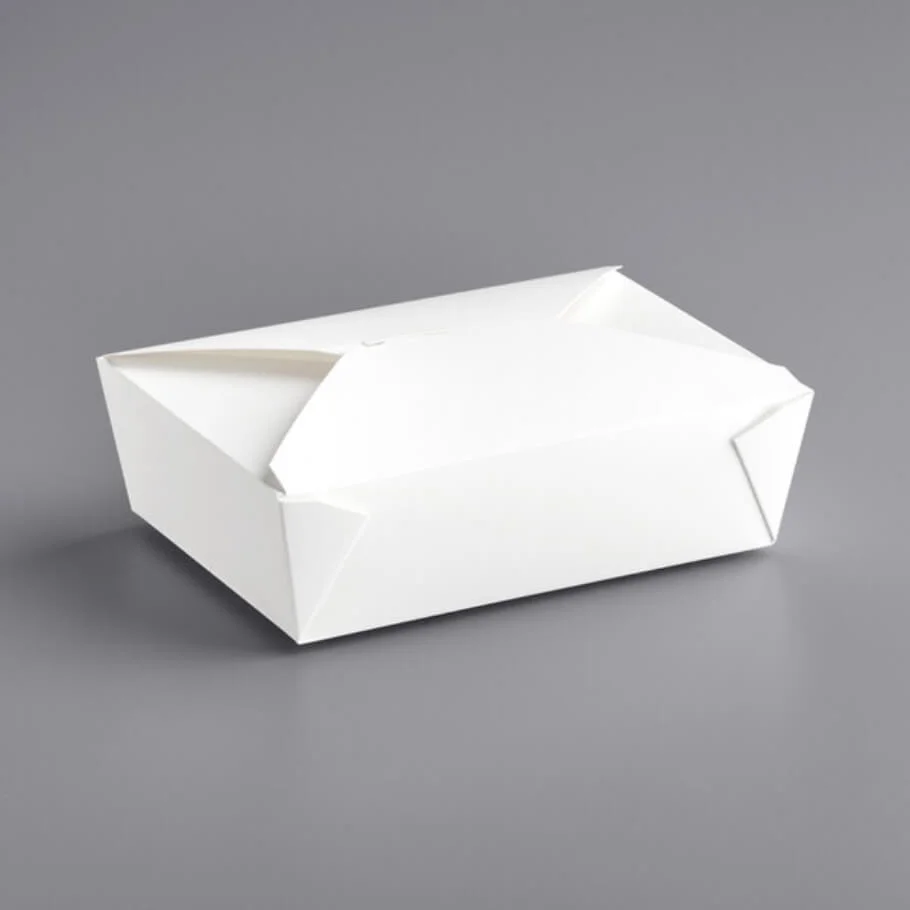 Take-Out Boxes, 66oz, White, TOBW-3