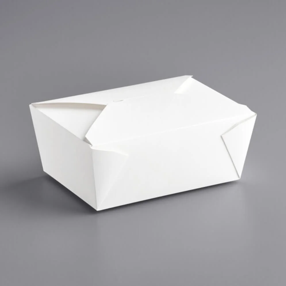 Take-Out Boxes, 96oz, White, TOBW-4